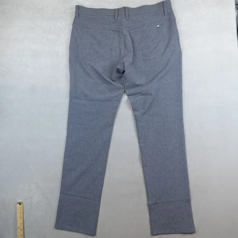 Travis Mathew Pants Mens Performance Golf Casual Gray 36x34 Open To Close - Picture 9 of 10